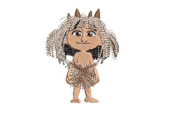 Cartoon Ice Age Little Girl Embroidery Review