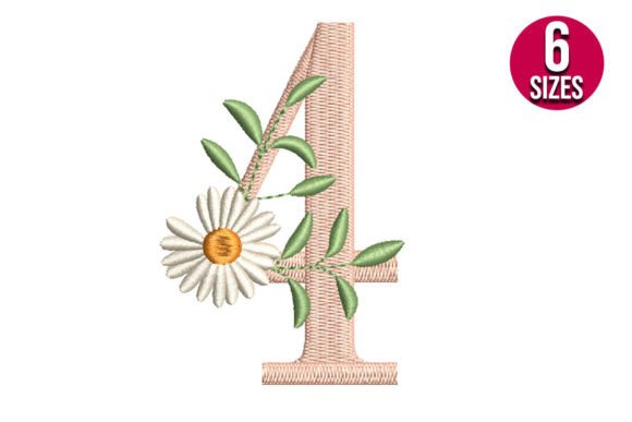 Floral Alphabet Number Four: A Seller's Review