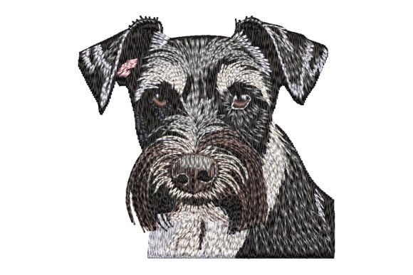 Miniature Schnauzer: A Seasonal Embroidery Review