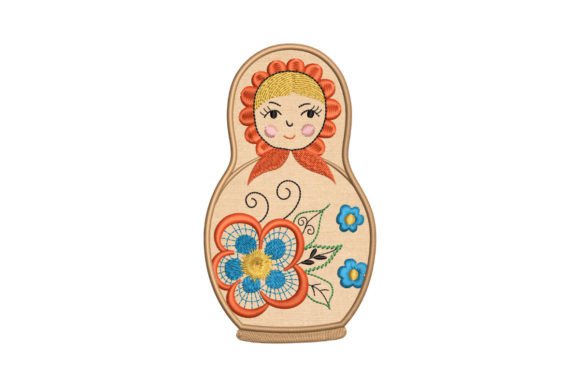 Nesting Doll Embroidery Design Review for Etsy Shops