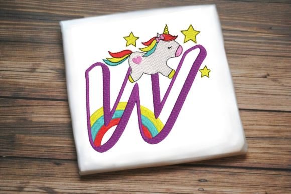 Unicorn Rainbow Letter W: A Designer Review